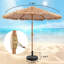 Parasol 7,5 pi avec base Chaume Palapa