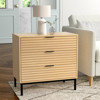 Fielden 72cm W Manufactured Wood Bedside Table