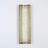 Modern Brass LED Wall Sconce With Water Texture