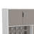 Luberta 12 Bottle Solid Wood Standard White