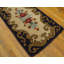 Antique 19th Century American Folk Art Floral Pattern Hooked Rug