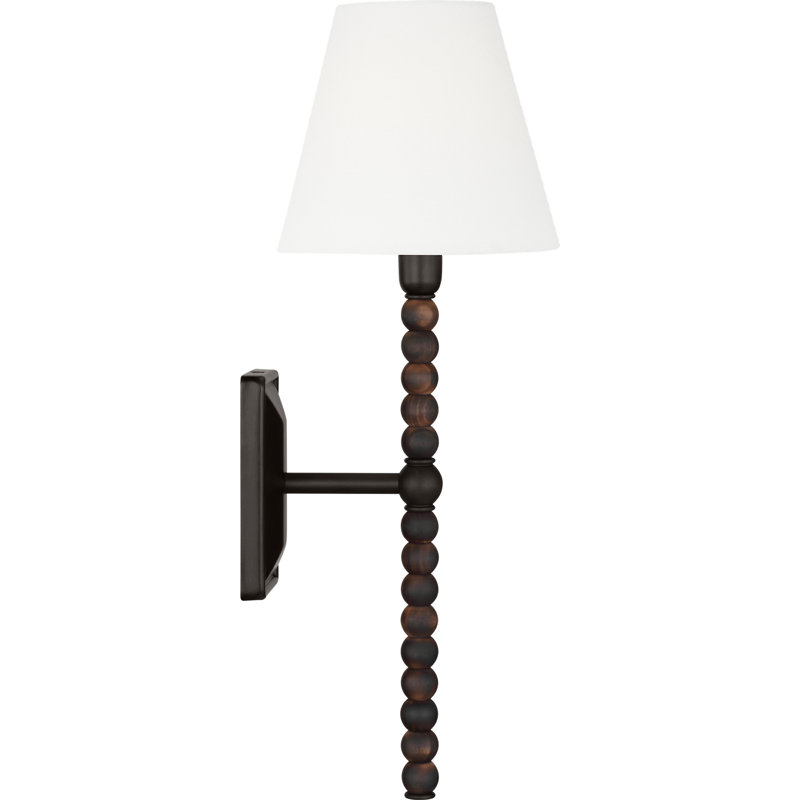 1 - Light Armed Sconce, 16.88, Aged Iron
