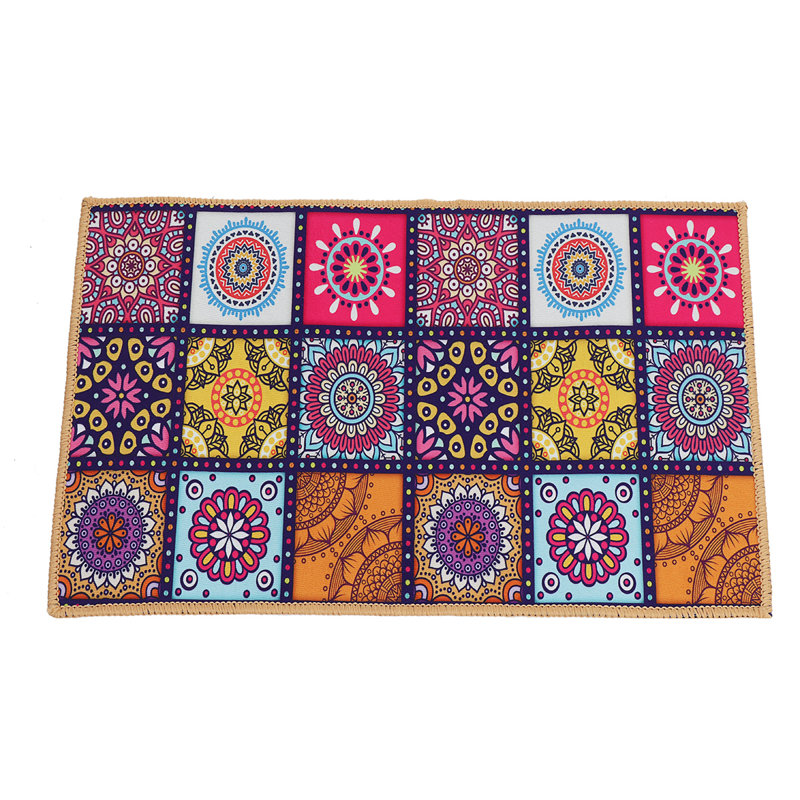 Weert Non-Slip Floral Indoor Doormat