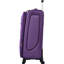 Valise extensible mauve 3P - Valise avec poignée 3 pièces
