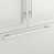 Chrome poli / blanc mat