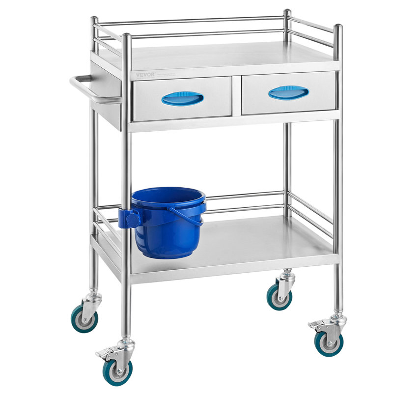 33.66'' H x 25.83'' W Lab Cart with Wheels