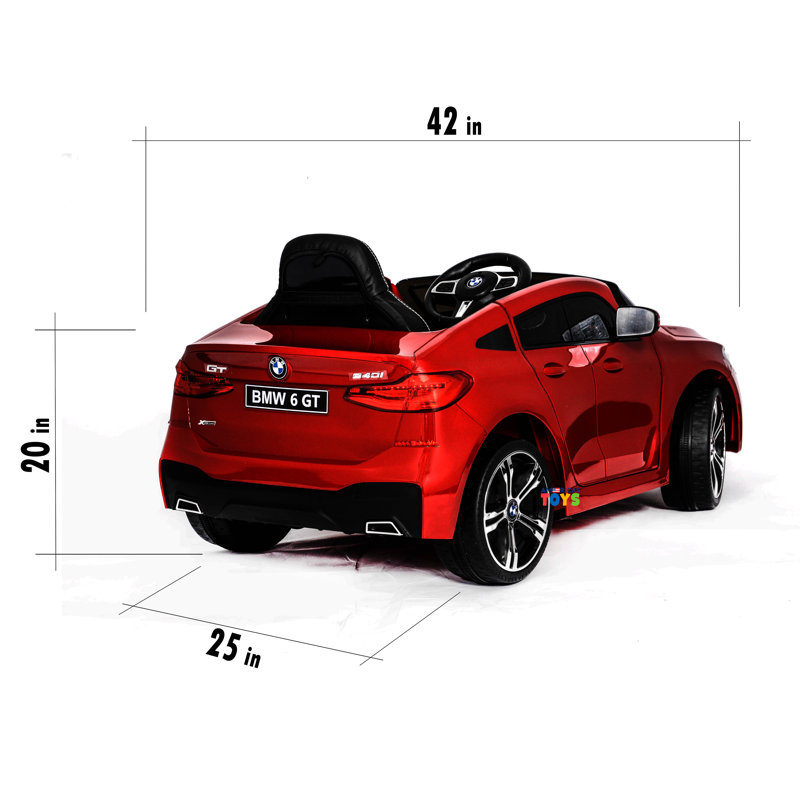 Red 12V Electric Ride-On BMW Car with Remote Control