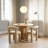 Modern Sherpa Dining Chairs With Curved Back, Armless Accent Side Chair For Dining Room/Living Room-206095884