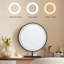 Coiffeuse avec miroir lumineux, 6 tiroirs