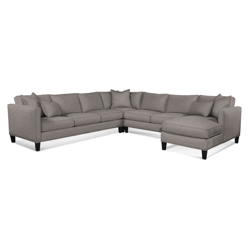 Sectional, Black, Right Hand Facing, Elite Ash; 0321-83