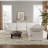 5-Piece Upholstered Modern Corduroy Fabric Sectional-1025855119