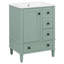 Meuble-lavabo de 24 po avec lavabo en céramique intégré-221240841