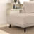 Amara Left Sectional Cream Fabric Sofa