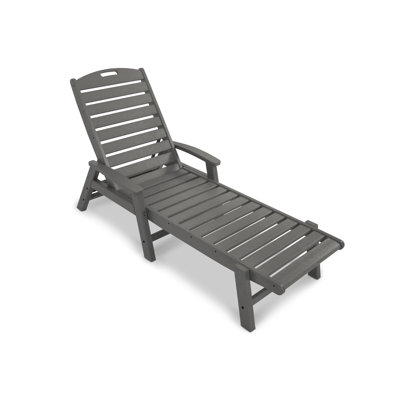 Chaise longue POLYWOOD Yacht Club avec accoudoirs - empilable