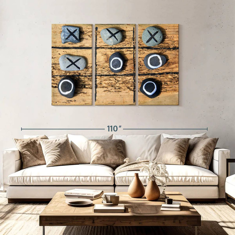 Senne Tic Tac Toe Game, 48" H x 74" W