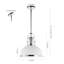 Luminaire suspendu en forme de cloche à 1 lumière Staub-1286089291-1244594590