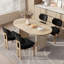 Table de salle à manger extensible 55,12 "à 70,87" Mid-Century-714285477