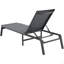 Chaise longue d'extérieur avec méridienne réglable à 5 positions