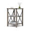 Table de chevet Rany en gris clair