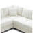 Perth G00239B-SC Sectional(Ottoman Not Include), White