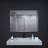 Round Metal Frame Hanging Wall Bathroom Mirror-706407994-706407993