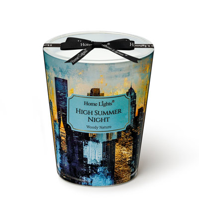 High Summer Night | Homelights 1-Wick -6.7Oz Soy Wax-40+Hours Long-Lasting Scented Candles