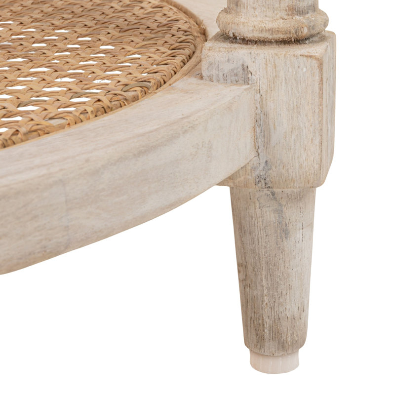 Cotterell Solid Wood End Table, Tan