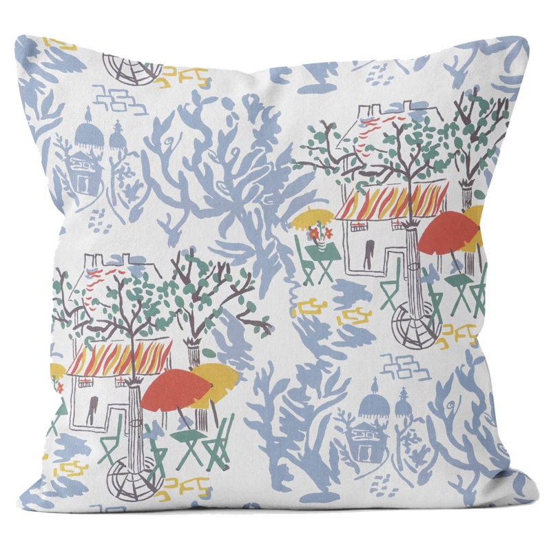 Floral Square Throw Cushion