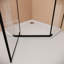Porte de douche pivotante néo-angle sans cadre Sylas-134832966