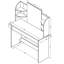 Bella Vista Dressing Table with Mirror-38871319