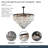 Allure 28-Light Round Crystal LED Chandelier - Matte Black