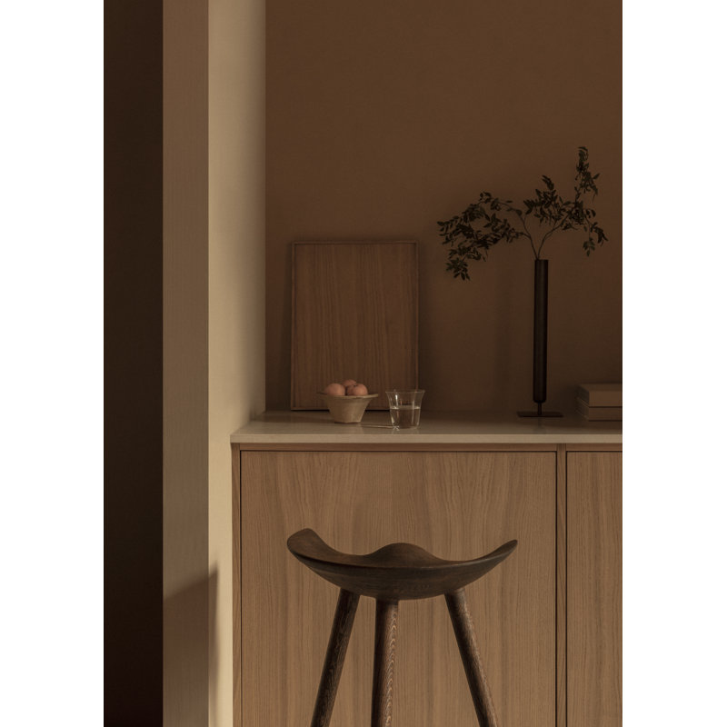 Stance Brass Table Vase, 15.7" H x 4.3" W x 4.3" D