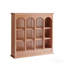 Support de rangement, porte-gobelet de cuisine pour la maison - Bois de cerisier