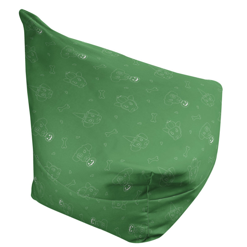 Fauteuil à billes et méridienne standard, H 29 po x l 38 po x P 42 po, Vert