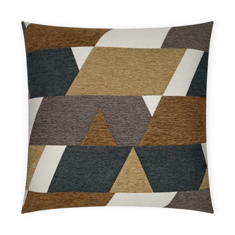 Coussin décoratif décoratif Hooray, Terre, Carré 22 po