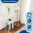 3-Tier Clear Acrylic Console Tbale, Multipurpose Bookcase