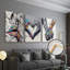 «Abstract Graffiti Love», 3 pièces-480526227