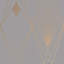 Geometric Metallic Wallpaper Double Roll-912193327