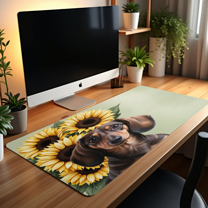 Polyester Desk Pad, 31.5x15.5