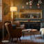 186cm Arched Floor Lamp