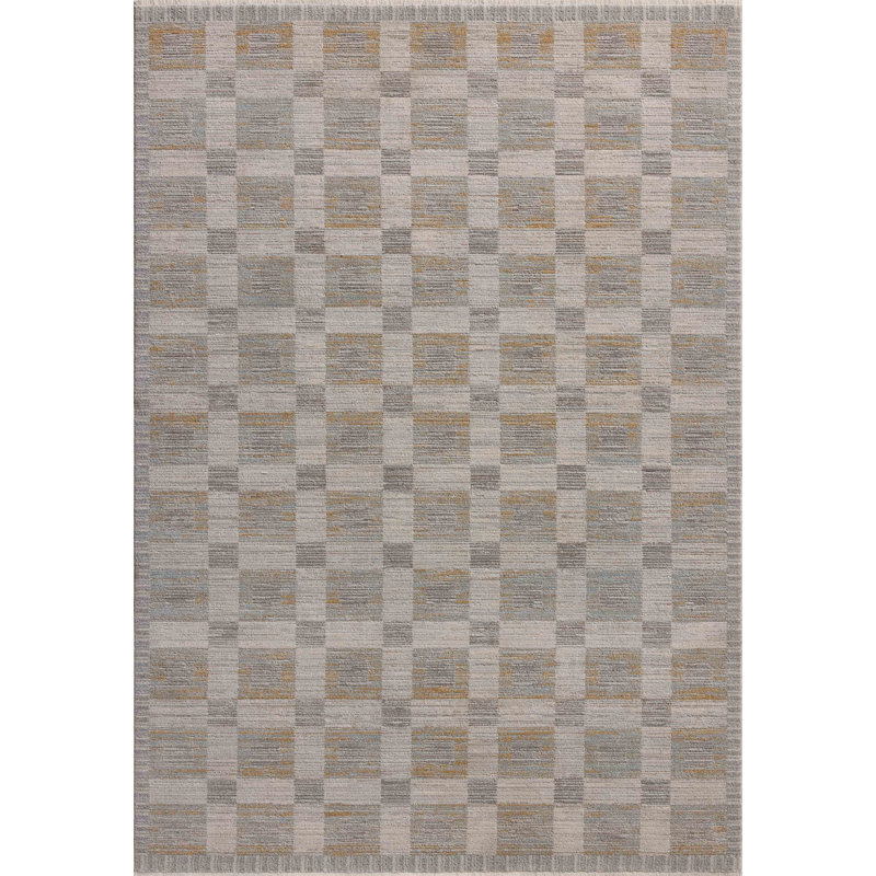 Tapis brume / blé Amber Lewis x Loloi Cali, Rectangle 7 pi 10 po x 10 pi