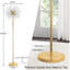 Lampe sur pied en cristal 69 pouces-135571382