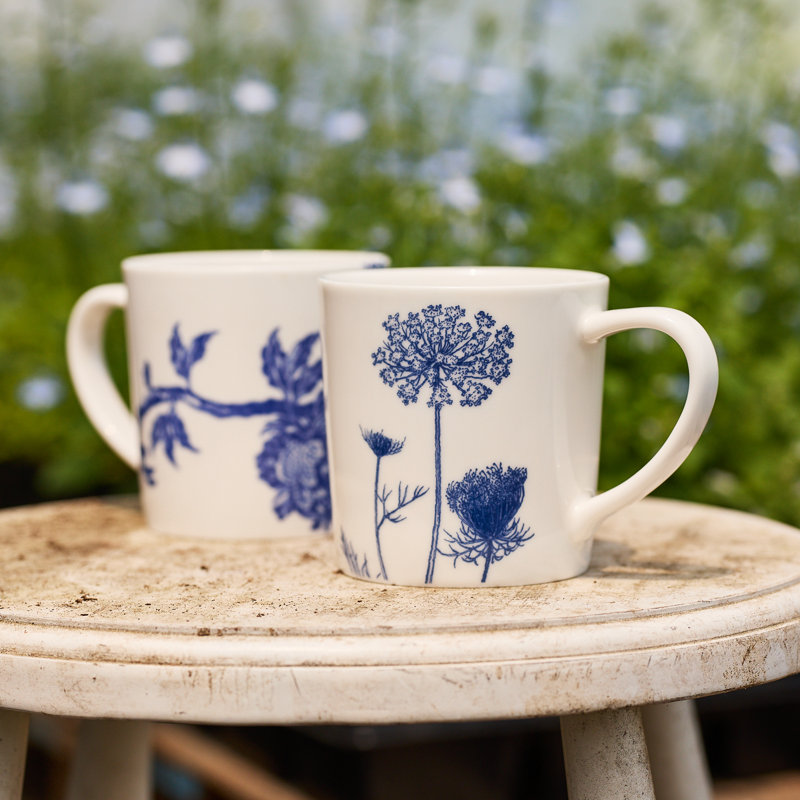 Summer Handmade Porcelain Coffee Mug