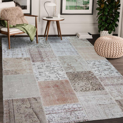 Yukon Patchwork Hand Woven Area Rug