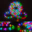 Guirlande de 50 lumières DEL multicolores imperméables 50 pi