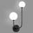 Mid Century Modern Vanity Light With Globe Milk Glass Wall Sconce Indoor Wall Light Fixtures For Living Room Bedroom Hallway-1802686367