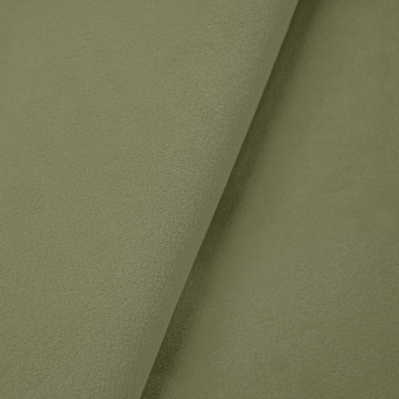 Banc rembourré Silvia, Velours de printemps classique