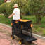 Chariot pliant de grande capacité avec chariot extensible-117354014