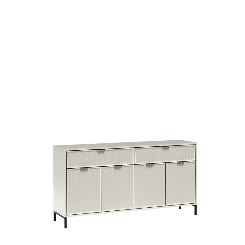 165 cm W Chest of 2 Drawers, Cashmere