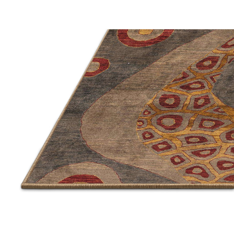 Mohun Abstract Indoor Rug, Rectangle 2' x 3'